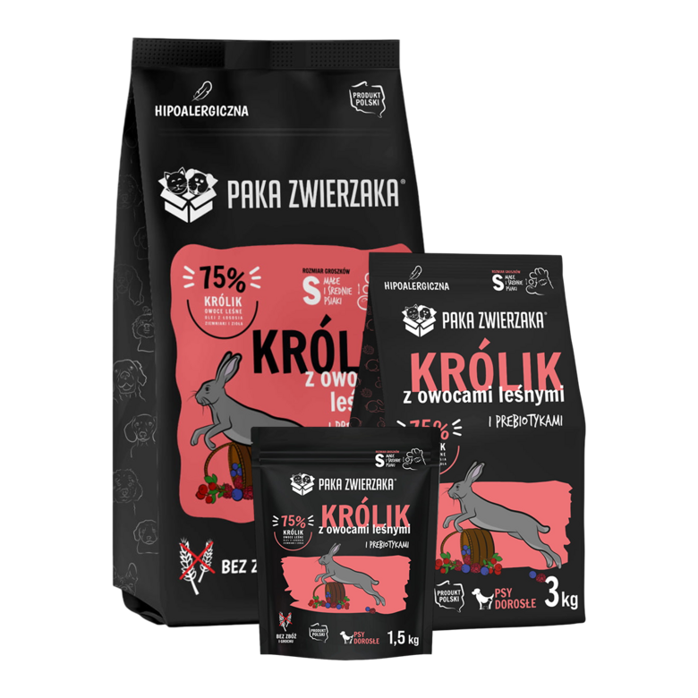 Truša gaļa ar meža ogām SUPERPREMIUM kvalitātes sausā barība pieaugušiem suņiem 1,5 kg | 3 kg | 9 kg